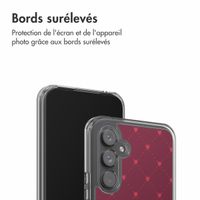 imoshion Coque Design Samsung Galaxy A54 (5G) - Crush Check Coral Dust