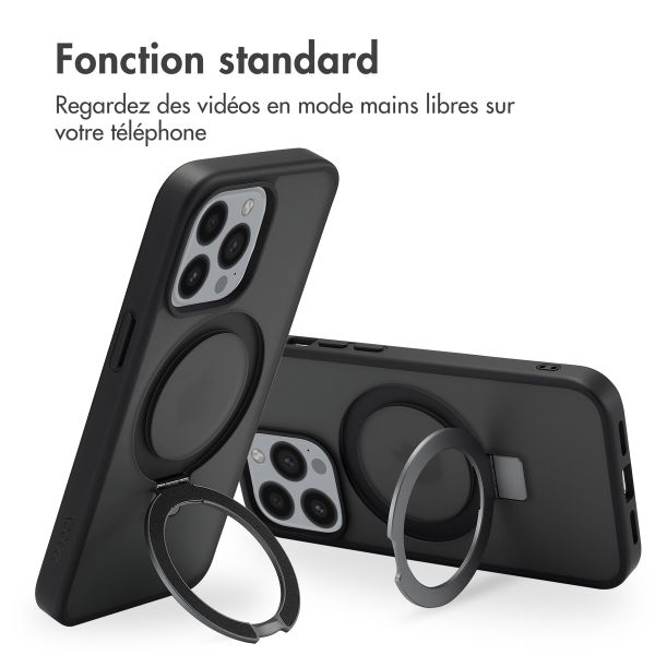 Accezz Coque Ring Stand avec MagSafe Apple iPhone 13 Pro - Noir