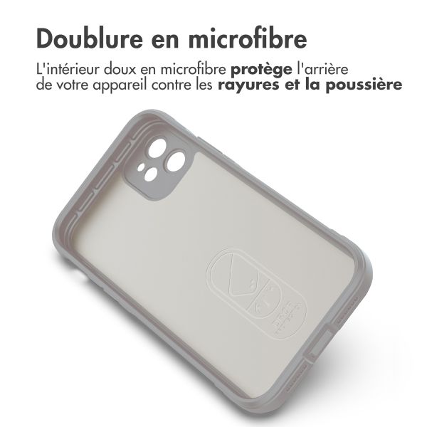 imoshion Coque arrière EasyGrip iPhone 11 - Gris