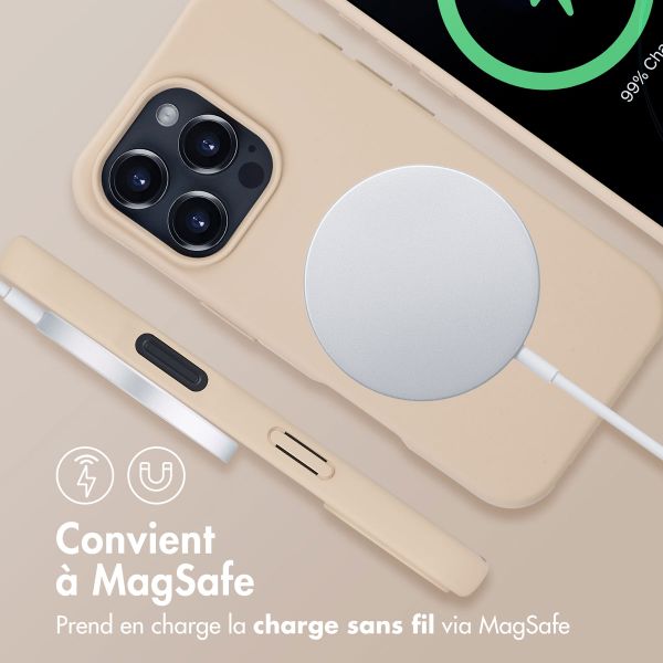 imoshion Coque de couleur avec cordon amovible MagSafe iPhone 16 Pro - Nude