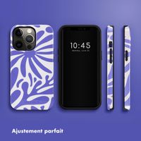 Selencia Coque arrière Vivid Apple iPhone 13 Pro - Modern Bloom Sapphire Blue