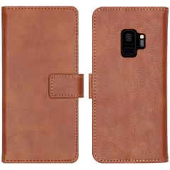 imoshion Étui de télephone portefeuille de luxe Samsung Galaxy S9 - Marron