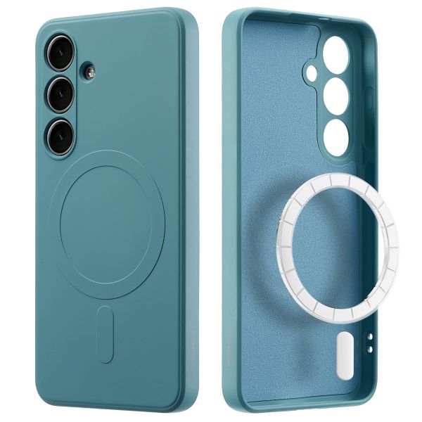 imoshion Coque Couleur avec MagSafe Samsung Galaxy S25 Plus - Smoke Green