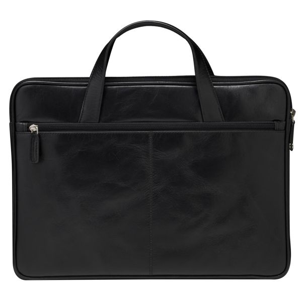 dbramante1928 Sac ordinateur 16 pouces Silkeborg - Cuir véritable - Black