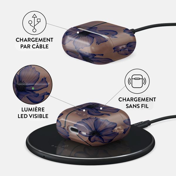 Burga L'étui rigide Apple AirPods 4 - Velvet Night