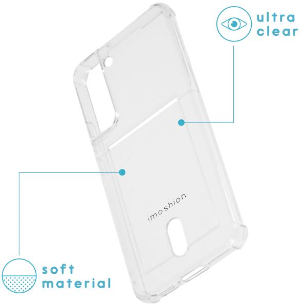 imoshion ﻿Coque silicone avec support de passe Samsung Galaxy S22 Plus - Transparent