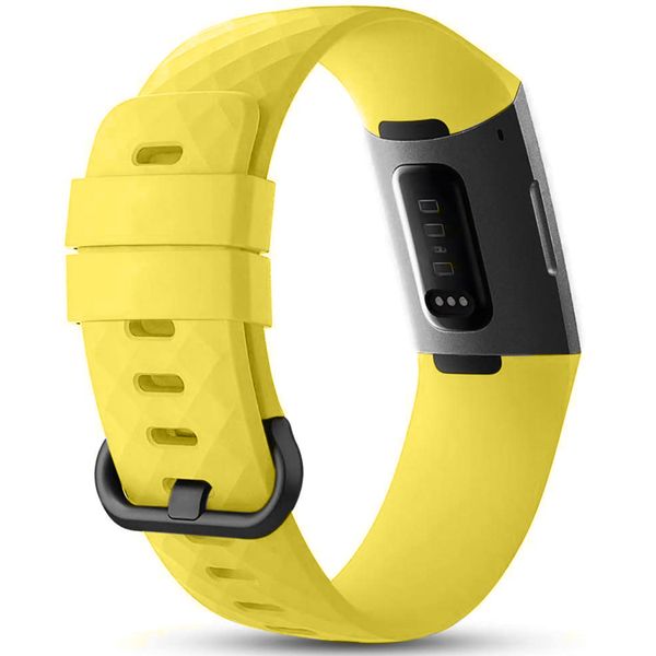 imoshion Bracelet silicone Fitbit Charge 3 / 4 - Jaune