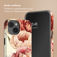 Selencia Coque arrière Vivid Apple iPhone 14 - Vintage Peony