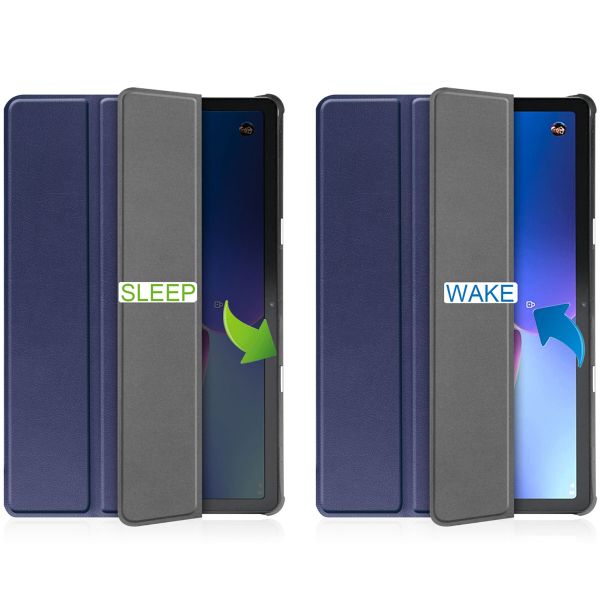 imoshion Coque tablette Trifold Lenovo Tab M10 (3rd gen) - Bleu foncé
