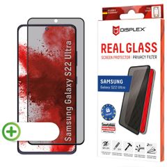 Displex Protection d'écran en verre trempé Privacy Samsung Galaxy S22 Ultra