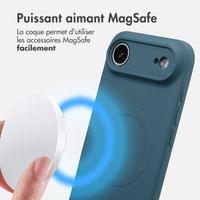 imoshion Coque Couleur avec MagSafe Apple iPhone Air - Bleu foncé