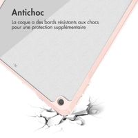 imoshion Coque tablette rigide Trifold Apple iPad 9 (2021) 10.2 pouces / iPad 8 (2020) 10.2 pouces / iPad 7 (2019) 10.2 pouces - Rose