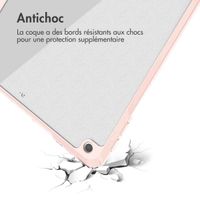 imoshion Coque tablette rigide Trifold iPad 9 (2021) 10.2 pouces / iPad 8 (2020) 10.2 pouces / iPad 7 (2019) 10.2 pouces - Rose