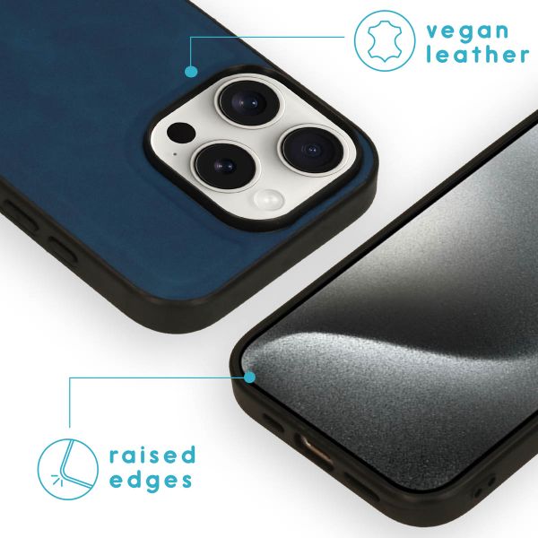 imoshion Etui de télephone luxe 2-en-1 amovible Apple iPhone 16 Pro - Bleu