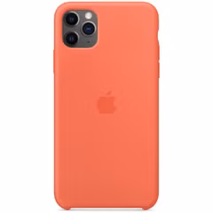 Apple Coque en silicone Apple iPhone 11 Pro Max - Clementine Orange