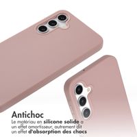 imoshion Coque en silicone avec cordon Samsung Galaxy A16 - Sand Pink