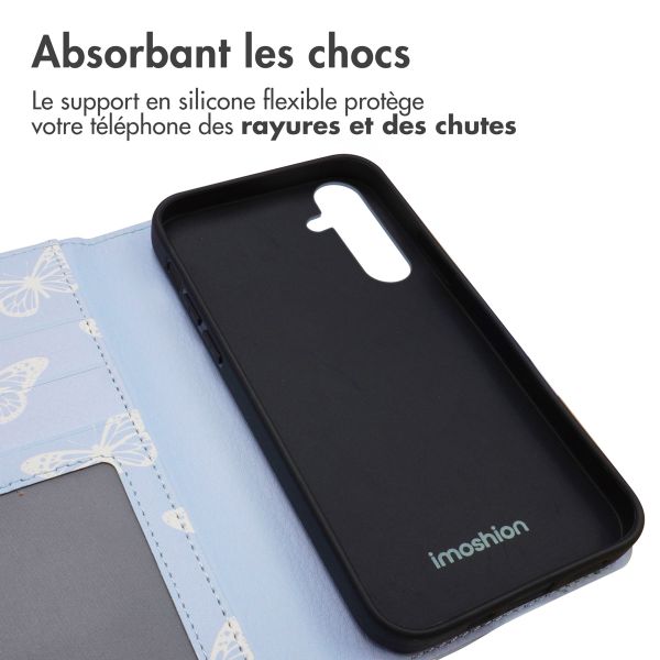 imoshion Étui de télephone portefeuille Design Samsung Galaxy S23 FE - Butterfly
