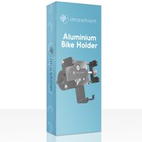 imoshion Support de téléphone pour vélo - Réglable - Universel - Aluminium - Gris