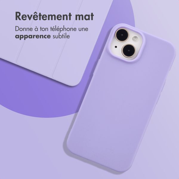 imoshion Coque Couleur Apple iPhone 15 - Tropical Violet