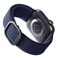 Uniq Bracelet tressé Aspen Apple Watch Series 1 t/m 9 / SE (38/40/41 mm) | Series 10 / 11 (42 mm) - Oxford Blue