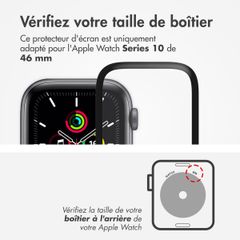 Accezz 2x Protecteur d'écran avec applicateur Apple Watch Series 10 / 11 - 46 mm