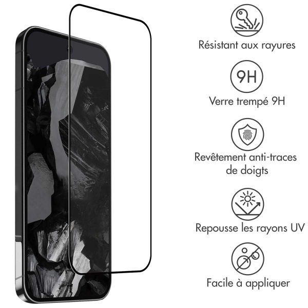 Accezz Protection d'écran en verre trempé Full Cover Google Pixel 9 Pro XL / 10 Pro XL