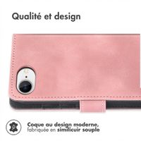 imoshion Etui de télephone portefeuille avec cordon Apple iPhone 17e / 16e - Rose
