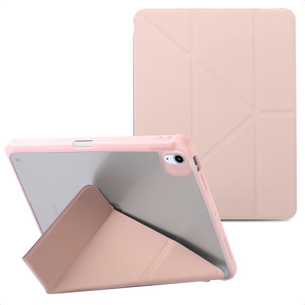 imoshion Coque tablette Origami iPad Air 13 pouces (2025) M3 / (2024) M2 - Rose