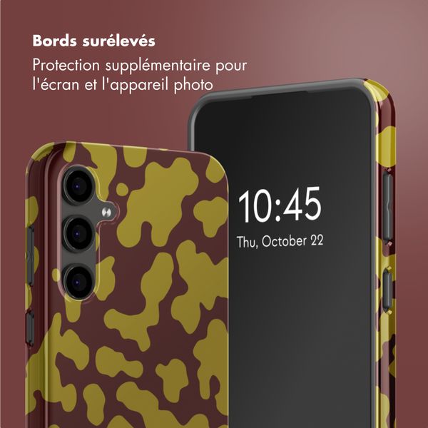 Selencia Coque arrière Vivid Samsung Galaxy S24 FE - Moo'd Olive Dust