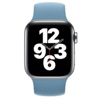 Apple Bracelet Boucle unique en Silicone Apple Watch | 38/40/41/42 mm - Taille 8 - Northern Blue