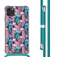 imoshion Coque Design avec cordon Apple iPhone 11 Pro Max - Jellyfish Watercolor