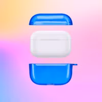 imoshion Coque Néon Apple AirPods Pro 2  - Bleu Cobalt