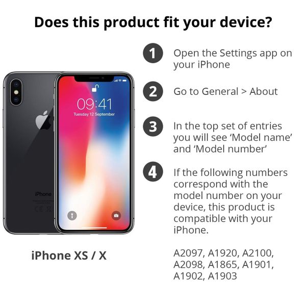 OtterBox Étui à rabat Strada Via iPhone Xs / X