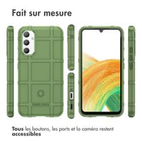 imoshion Coque Rugged Shield Samsung Galaxy A34 (5G) - Vert foncé