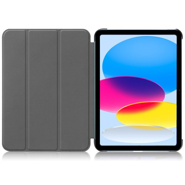 imoshion Coque tablette Trifold Apple iPad 11 (2025) 11 pouces / iPad 10 (2022) 10.9 pouces - Vert clair