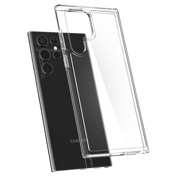 Spigen Coque Ultra Hybrid Samsung Galaxy S22 Ultra - Transparent