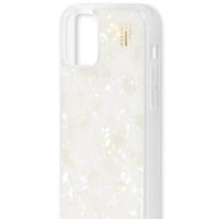 iDeal of Sweden Coque Pearlized Apple iPhone 12 (Pro) - Blanc