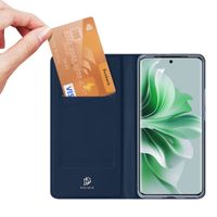 Dux Ducis Étui de téléphone Slim Oppo Reno 11 - Bleu foncé