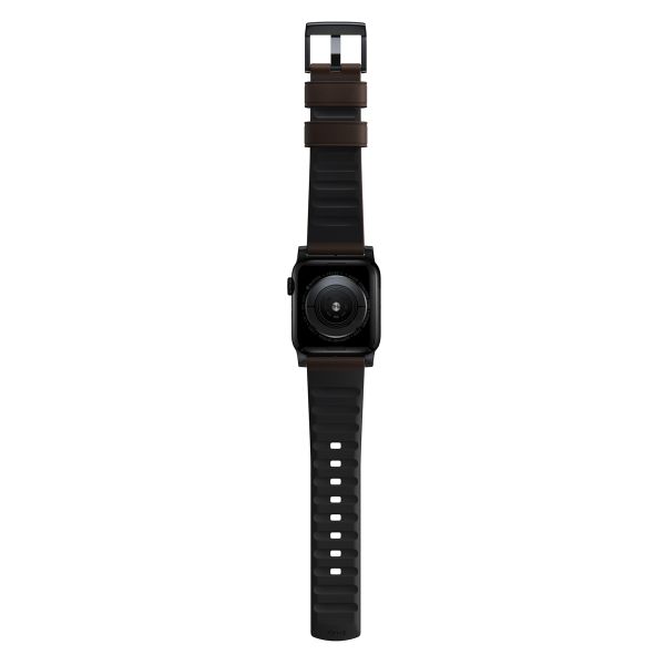 Nomad Bracelet Active Pro Apple Watch Series 1 á 10 / SE / Ultra (2) (44/45/46/49 mm) - Marron/Noir