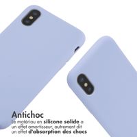 imoshion Coque en silicone avec cordon Apple iPhone X / Xs - Violet