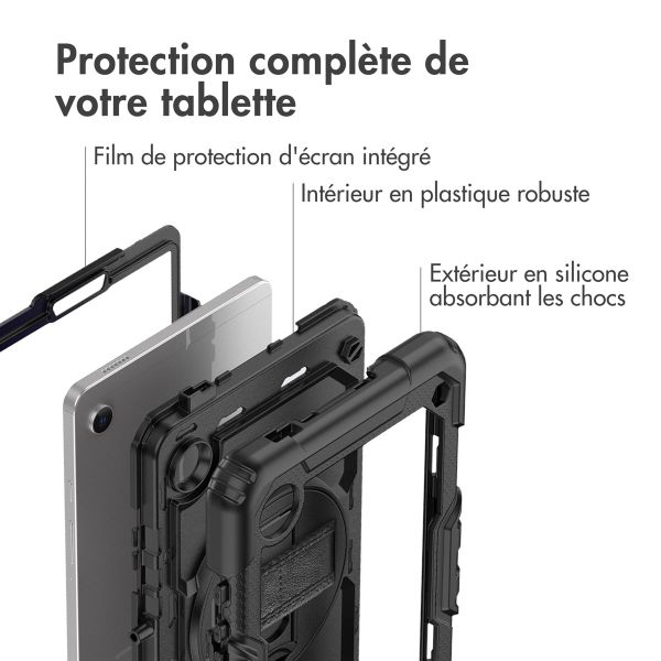 Accezz Coque arrière Defender XT Samsung Galaxy Tab A9 8.7 pouces - Noir
