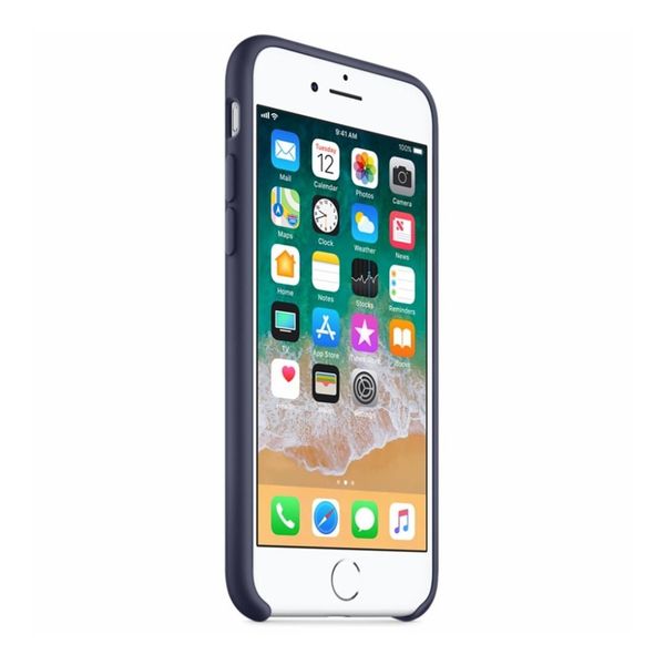 Apple Coque en silicone Apple iPhone SE (2022 / 2020) / 8 / 7 - Midnight Blue