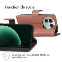 imoshion Étui de télephone portefeuille de luxe Realme GT 8 Pro - Marron