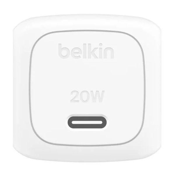 Belkin Belkin ﻿Adaptateur Boost↑Charge™ Compact USB-C - 20 W - Blanc