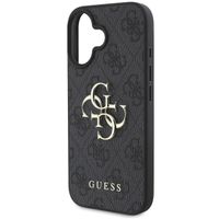 Guess Coque 4G Metal Logo iPhone 16 - Noir