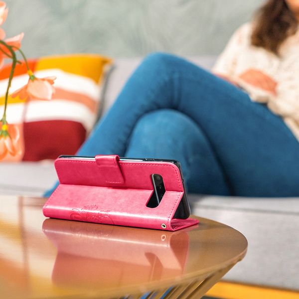Etui de téléphone Fleurs de Trèfle Huawei Mate 20 Pro - Rose