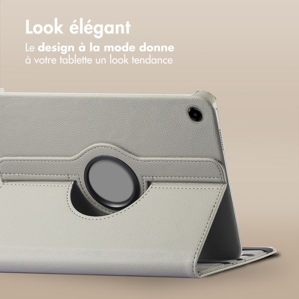 imoshion Coque tablette rotatif à 360° Samsung Galaxy Tab A11 Plus - Gris