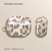Selencia Coque Sabi Apple AirPods 3 - imprimé léopard - Soft Ivory