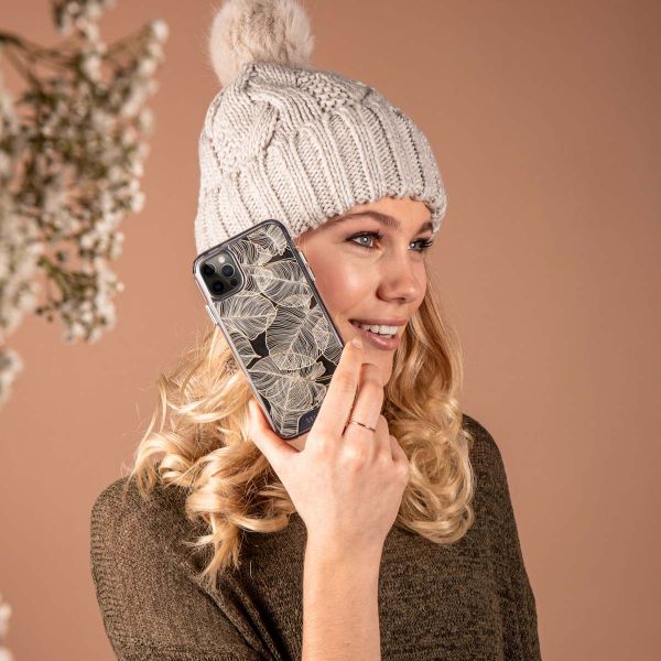 Selencia Coque très protectrice Zarya Fashion Samsung Galaxy A13 (4G) - Gold Botanic