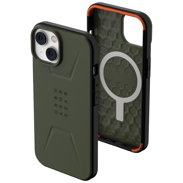 UAG Coque Civilian MagSafe Apple iPhone 14 - Olive